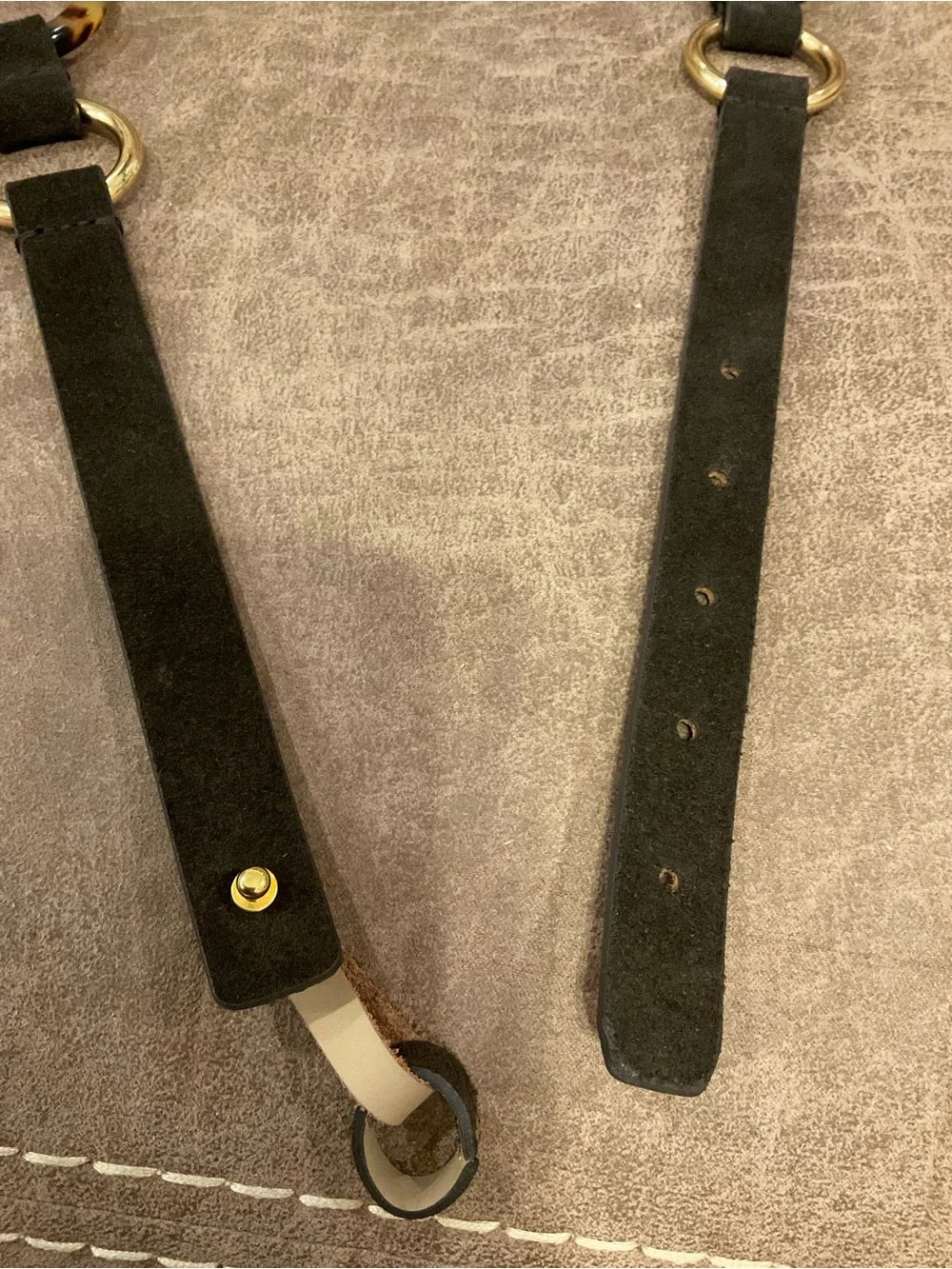 Worth New York Tortoise Shell Links Belt
